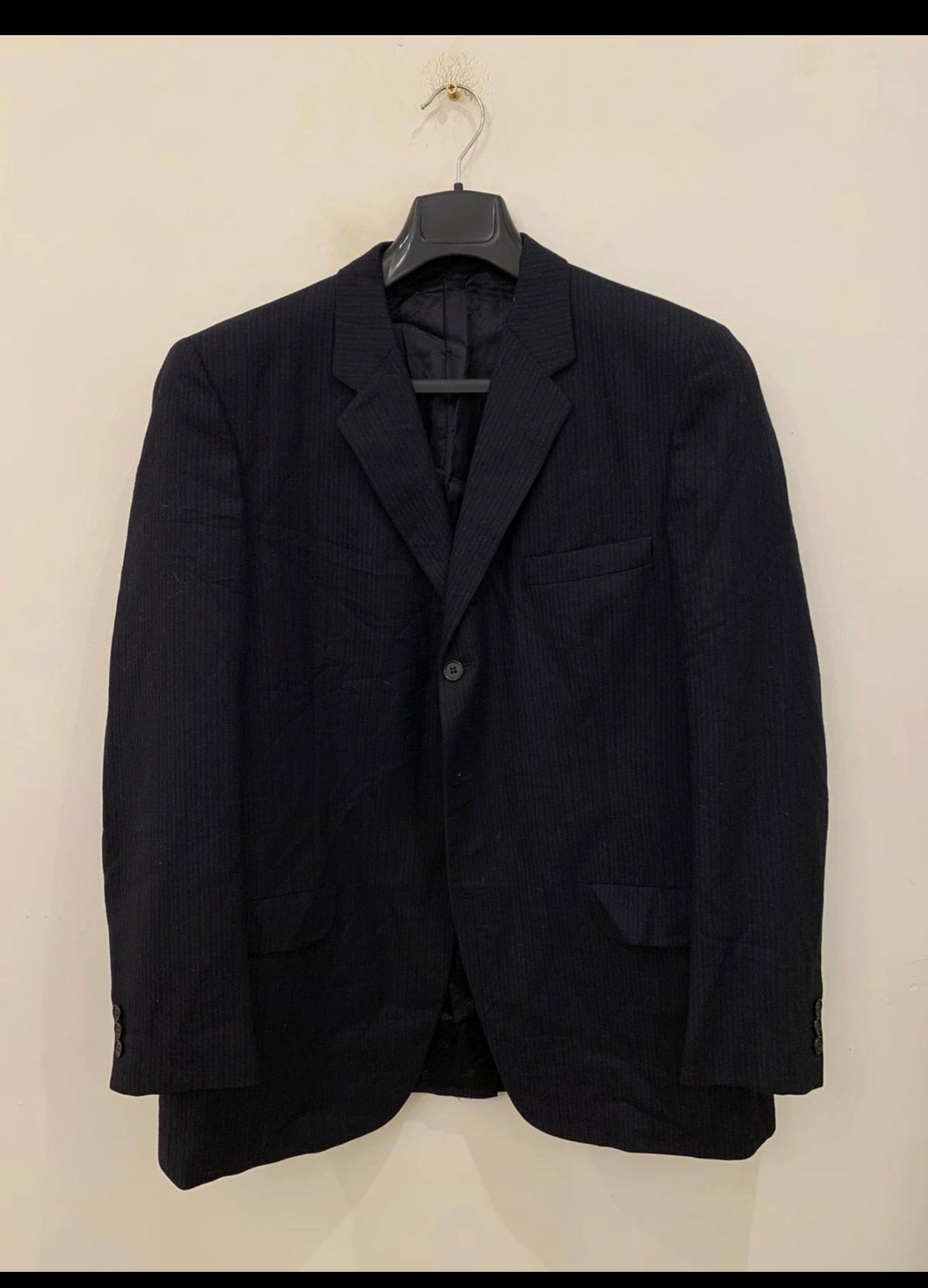 Vintage Chester Barrie all worsted wool classic petroleum jacket blazer 42R