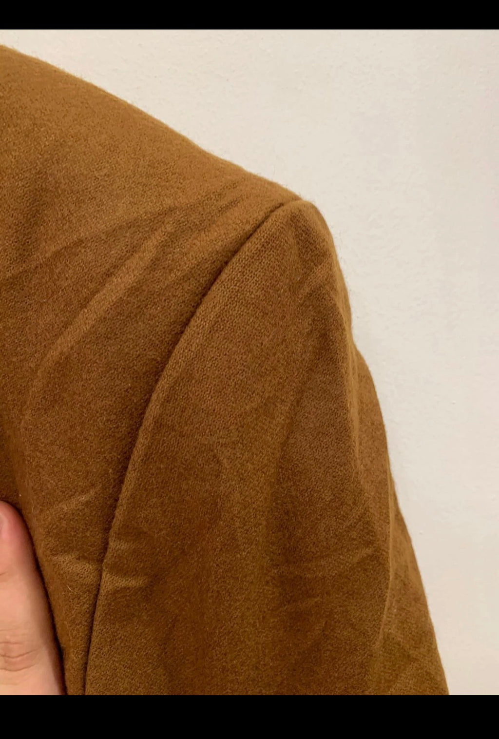 Vintage pure wool double breasted brown classic jacket blazer 44R
